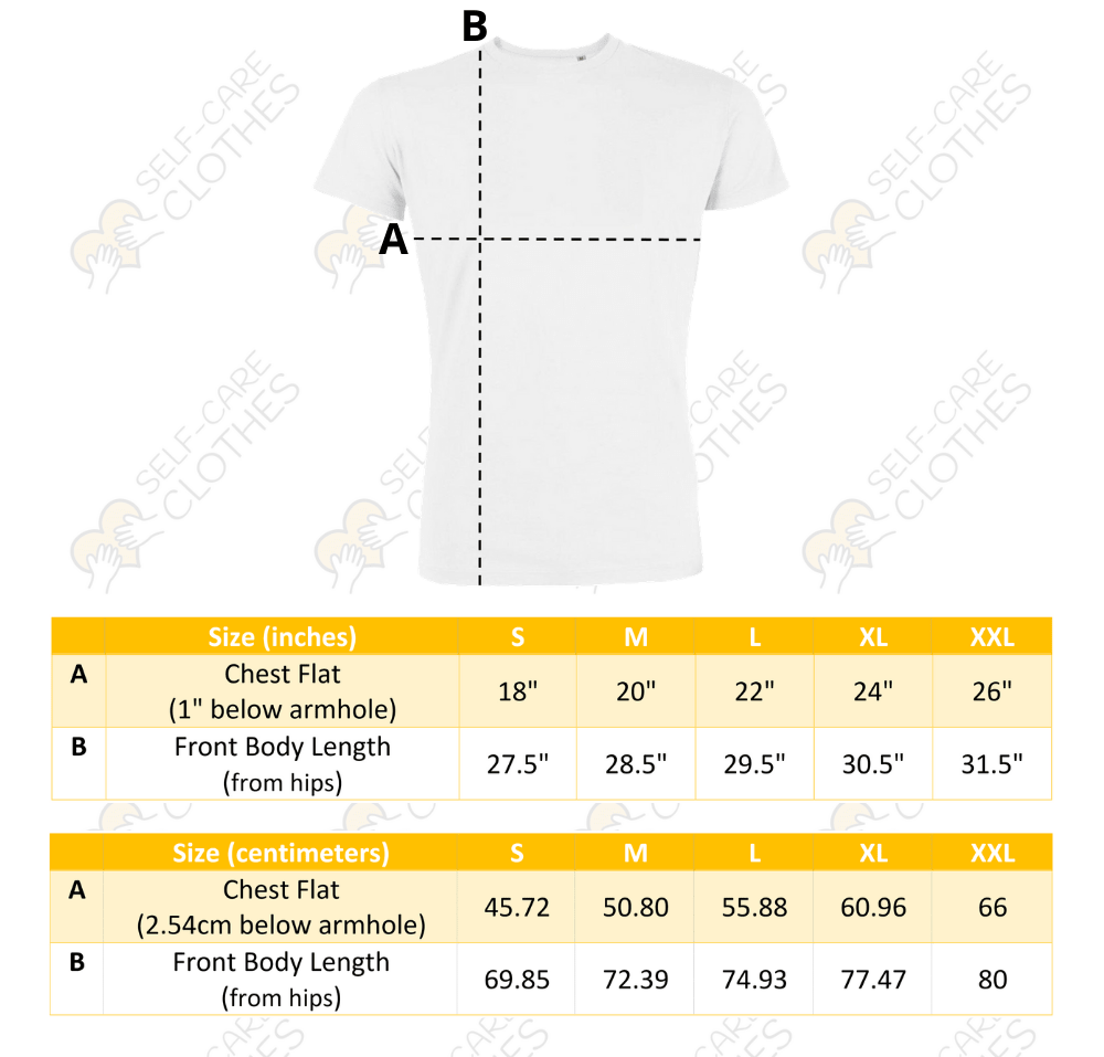 t-shirt size chart